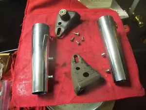 Triumph 750 Headlamp Brackets Fork CoversT140 TR7 1973 and Later 123324JS - Bild 1 von 15