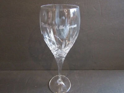 Винный бокал MOTHER OF THE GROOM on Crystal высотой 9,25 дюйма с ГРАВИРОВКОЙ - Изображение 1 из 4