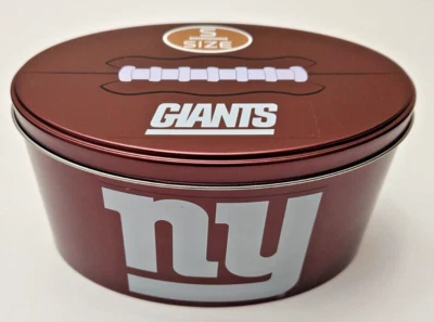 New York Giants Collectible Tin with Youth Shirt, Size Youth  medium - Imagem 1 de 3