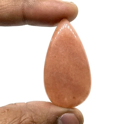 Natural Aventurine Cabochon Loose Gemstone Aventurine Pear Gemstone 38.30 Cts - Image 1 of 4