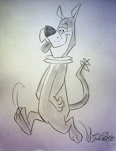 Los Supersónicos ASTRO Willie Ito Firmado Dibujado a Mano Lápiz Animación Hanna-Barbera - Imagen 1 de 3