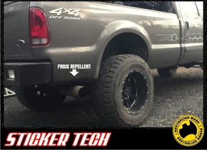 PRIUS REPELLENT FUNNY STICKER DECAL SUIT TURBO DIESEL 4X4 4WD OFFROAD EXHAUST - Picture 1 of 3