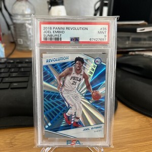 2018-19 Panini Revolution - Sunburst #35 Joel Embiid /75