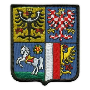 Moravian-Silesian Region - Wappen Aufnäher / Abzeichen Bestickt