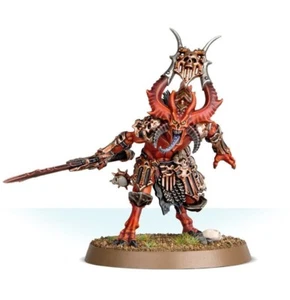 Bloodmaster Herald of Khorn Daemons of Khorne Warhammer 40K Age of Sigmar - NOS - Foto 1 di 2