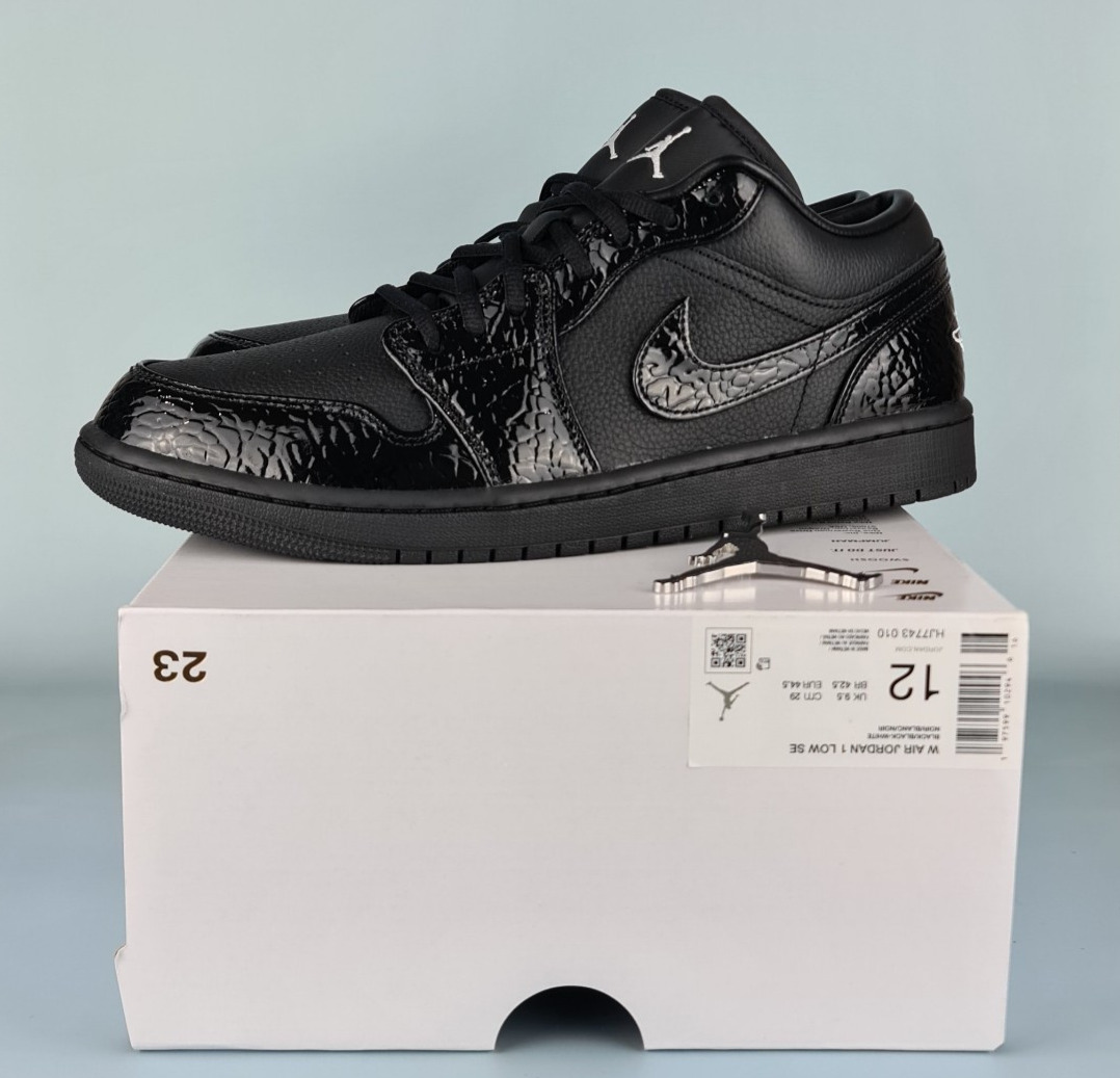 Jordan 1 SE Low Black Croc W for sale - eBay Jordan 1 SE Low Black Croc W for sale - eBay