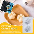 Silicone Dog Paw Pendant Resin Casting Mold Dog Tag DIY Keychain Mould L9K0