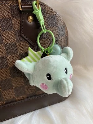 Elephant Keychain Bag Charm handbag women bag purse Accessories Handmade New - Image 1 of 4