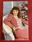 Vintage Rppc Actor Barbara Stanwyck Postcard 1941 Hollywood Star Signed On Back