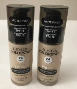Revlon Colorstay 24 Hrs Makeup Combination oily skin 2-Pack 110 Ivory (G14-9) - Picture 1 of 2
