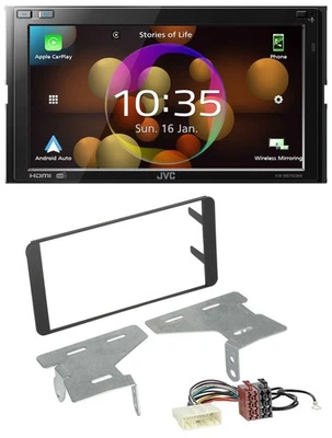 JVC DAB MP3 2DIN Bluetooth USB Autoradio für Subaru BRZ (ab 2012) - Bild 1 von 4