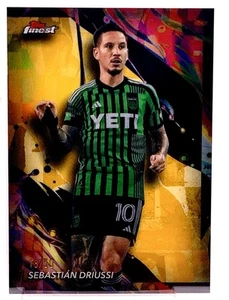 Sebastian Driussi 2024 Topps Finest MLS Gold Refractor # /50 Uncommon - Picture 1 of 2