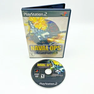 Naval Ops Warship Gunner (Sony PlayStation 2 PS2) Disc w/ Case Koei Tested Works - Picture 1 of 11