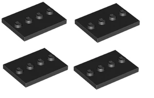 LEGO 4x Minifiguren Standplatte Fliese 3x4 Base Stand 88646 4571146 6076678  - Bild 1 von 1