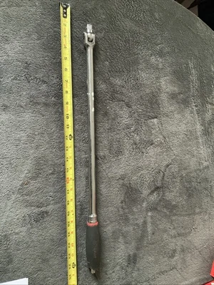 Snap On Shbb24, barra de interruptor de accionamiento de 1/2”, agarre suave... mango tiene daños... rojo... Foto 1 de 4