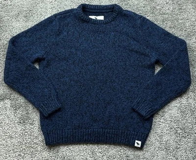 Suéter Abercrombie Niños Jóvenes 9/10 Azul Cuello Redondo Tejido Pullover Manga Larga Foto 1 de 4