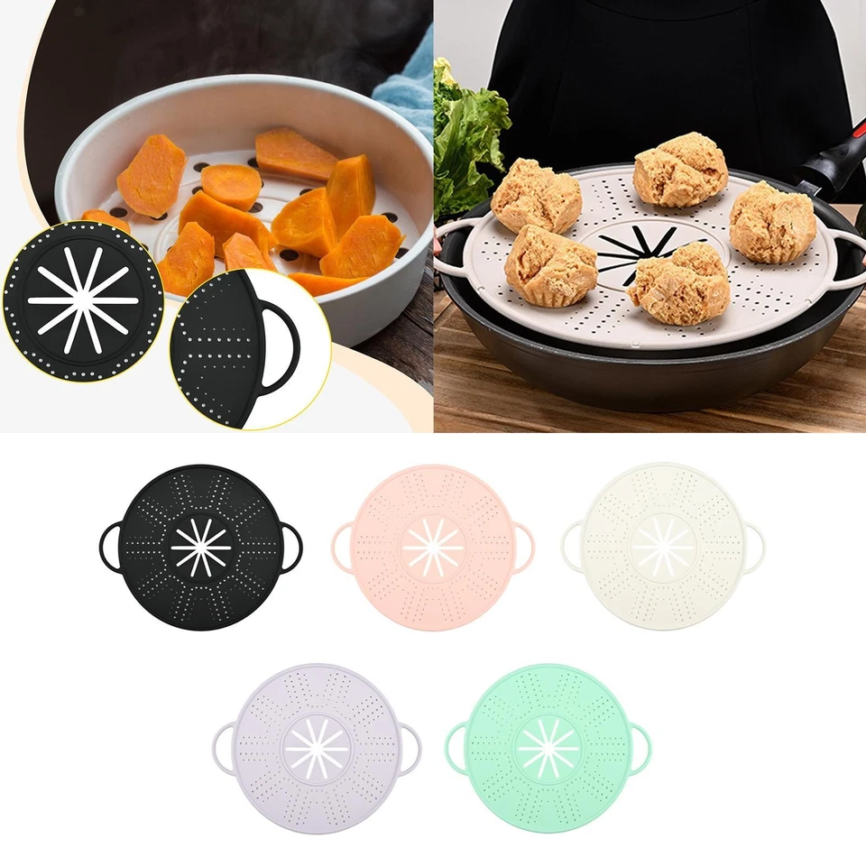 Silicone Spill Lid, Silicone Splatter Screen, Multi-functional Mat, - Image 1 of 1