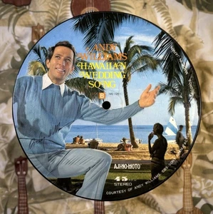 Andy Williams 7” Promo Picture Disc • Hawaiian Wedding Song マイファミリーAJI-NO-MOTO - Picture 1 of 5