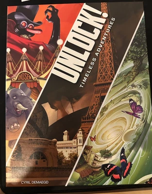 Unlock! Timeless Adventures Card/Board Game; 3 adventures in w/tutorial deck  - Image 1 of 2