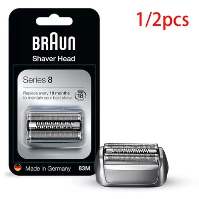 For Braun 83M Series 8 Shaver Foil & Cutter Replacement  Electric Razors-1/2pcs - image 1 of 4