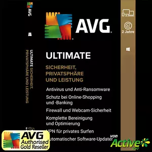 AVG ULTIMATE 2024 1 PC 2 Years | TuneUp, Internet Security, VPN, AntiTrack |2025 - Picture 1 of 4