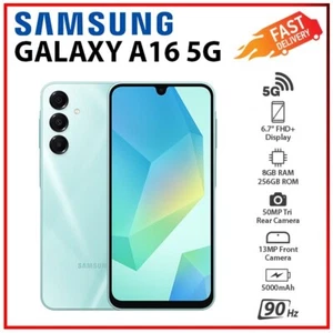 (New) Samsung Galaxy A16 5G 8GB+256GB GREEN Dual SIM Unlocked Android Smartphone - Picture 1 of 6