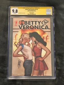 BETTY AND VERONICA #1 v3 2016 CONVENTION EDITION B CGC 9.8 SS ADAM HUGHES ARCHIE - Picture 1 of 2