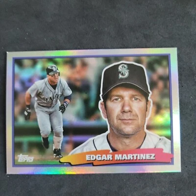 Edgar Martinez 2022 Topps Archives 1988 Big Foil #88BF-32 - Mariners. A8 - Image 1 of 2