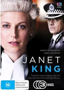 Janet King (DVD, 2014) Abc 3 Discs. Like New Free Post - Picture 1 of 1