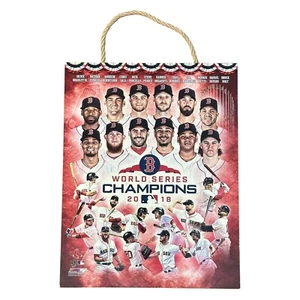 BOSTON RED SOX 2018 MLB World Series Champions Photo File Wood Hanging Sign - Picture 1 of 7