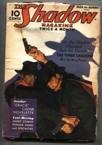 PULP: The Shadow Pulp March 15 1936- THIRD SHADOW- Maxwell Grant FR/G - Picture 1 of 1