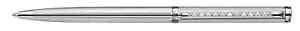 Laban 925 st. silver Ballpoint pen with Swarovski+ two refills (black and blue) 