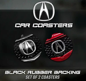 Acura Car Coasters, Acura Accessories, Acura Car Coaster - Rubber - Picture 1 of 8