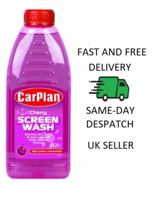 Pulitore parabrezza profumato CarPlan Ciliegia 1 L concentrato lavaggio schermo - TH76