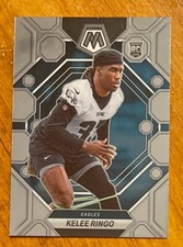 2023 Panini Mosaic Kelee Ringo Rookie RC # 341 Silver Prizm Eagles