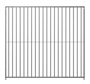 Galvanised Dog Run Panels 2m Long 1.84m High 8cm Bar Spacings Collection Only - Picture 1 of 1