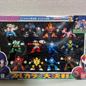 Bandai Rockman 5 Full Color Daikessen Figurenset Vintage mit Box Megaman - Bild 1 von 17