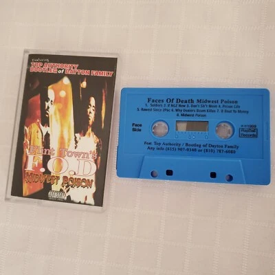 F.O.D. Midwest Poison Cassette 1999 Faces Of Death Flint MI Rap Dayton Family - Image 1 of 4