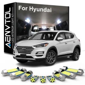 Per Hyundai Kona Veloster FS JS Solaris Getz Kit Lampadina LED Interno - Foto 1 di 14