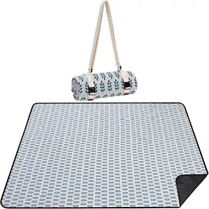Picnic Blankets Washable | Beach Mat Sand Free Waterproof - BlueLeaf - Picture 1 of 9