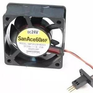 New For SANYO 9WF0624H4D04 60*60*25mm 24V 0.15A Cooling Fan 3pin Plug - Picture 1 of 1