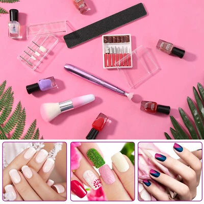 Electric Nail File Professional Drill Manicure Grinder Tool Pedicure Machine Kit - Image 1 of 4
