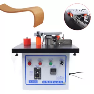 Tragbare 1200W Kantenanleimmaschine Doppelseitig Kleben Holzanleimmaschine 110V - Bild 1 von 11