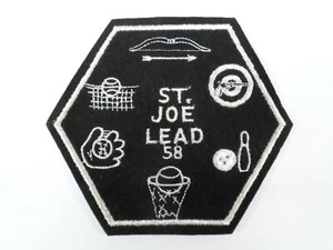 Vintage St Joe Lead Patch St Joseph Lead Company Sports 50's 1958 4 5/8"x5 1/4" - Picture 1 of 3