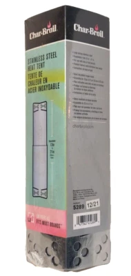 Barraca térmica Char-Broil aço inoxidável universal serve para a maioria das marcas # 5289 13 polegadas-21 polegadas - Imagem 1 de 4