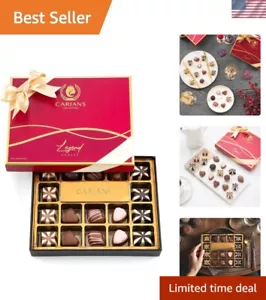 Gourmet Chocolate Gift Box with Dark, Milk, White Truffles - Perfect for Gifting - Picture 1 of 10