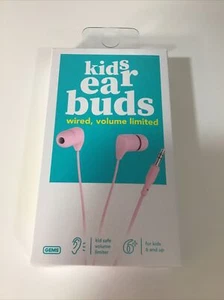 Gems Pink Wired Kids Earbuds- 3.5 mm audio jack- Awesome Sound- Free Shipping! - Picture 1 of 6