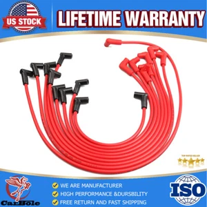 4048 Spark Plug Wire Set 8mm For Small Block Chevy 283 307 327 350 400 HEI SBC - Picture 1 of 20