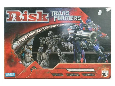 Risk Transformers Board Game Cybertron Battle Edition World Conquest Fun Games - Image 1 of 4
