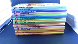 Disney Wonderful World of Disney 18 set of Books with Winnie the Pooh Carry Bag - Picture 1 of 15